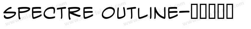 Spectre Outline字体转换